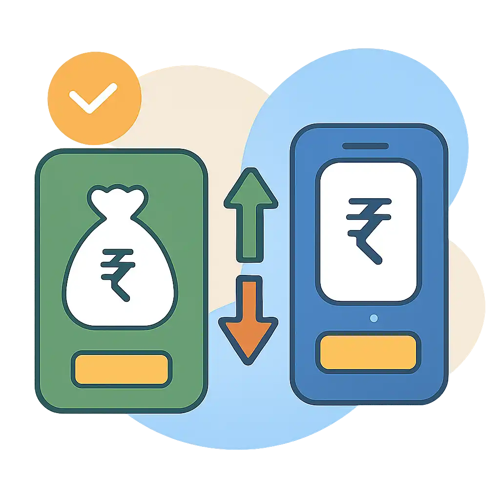 Payments / UPI symbols: 92 Club deposit and withdrawal graphic